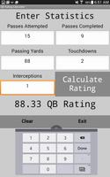 Quarterback Rating Calculator plakat