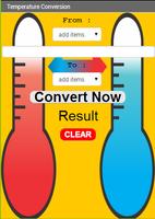 Temperature Conversion Poster