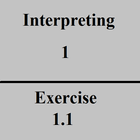 Interpreting exercise 1.1 иконка