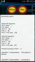 Spirometry Report screenshot 2