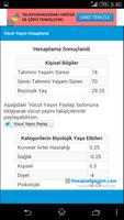 Vücut Yaşını Hesaplama screenshot 3