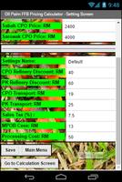 Oil Palm FFB Pricing Calc capture d'écran 2