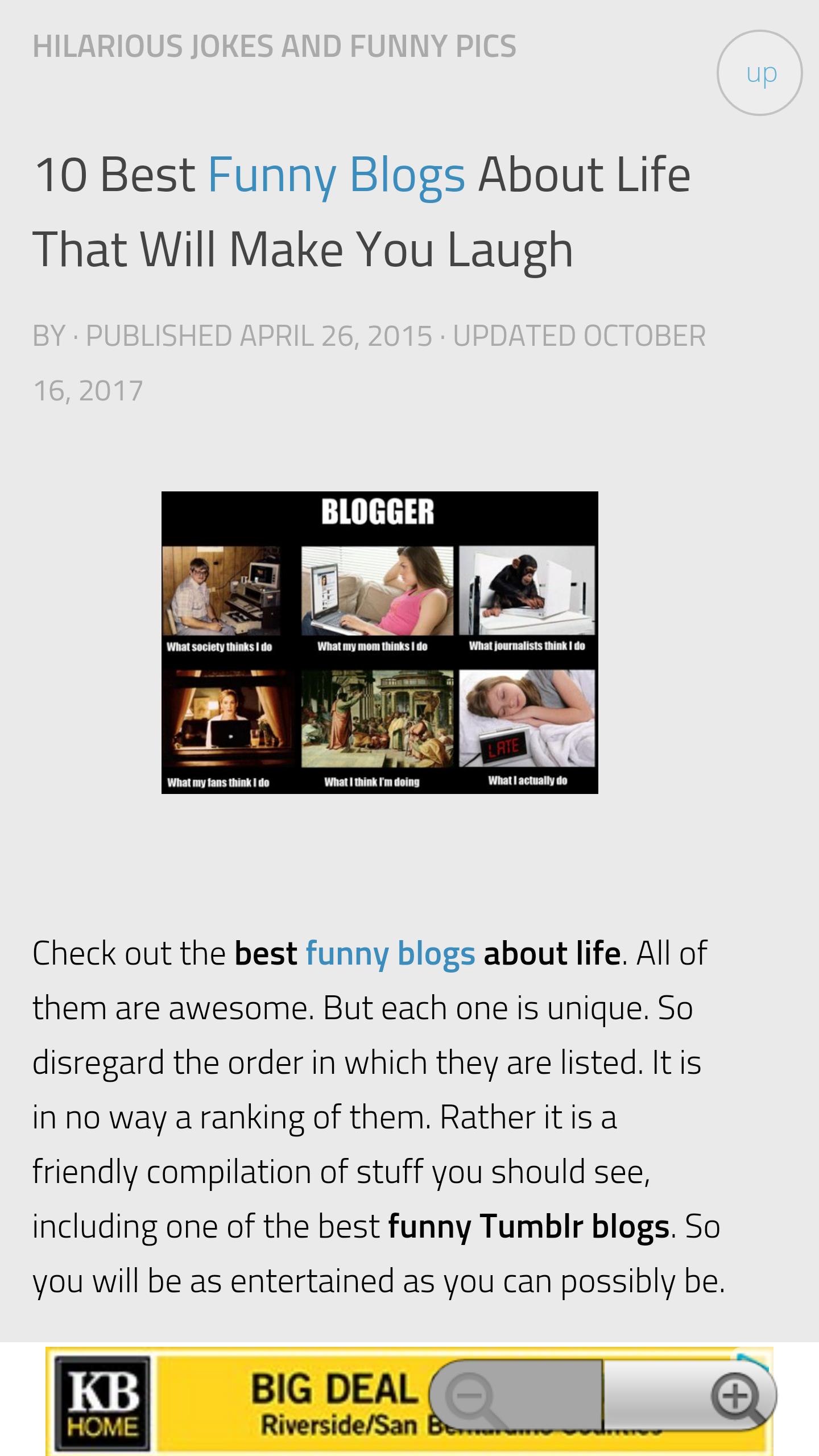 10 Best Funny Blogs About Life By APK pour Android Télécharger 10 Best Funny Blogs About Life By APK pour Android Télécharger