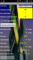 Cable and fuses calculator ภาพหน้าจอ 2