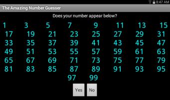 The Amazing Number Guesser ảnh chụp màn hình 1