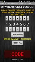 BMW Blaupunkt Radio Code Calcu screenshot 2