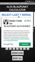 Blaupunkt Alfa RadioCodeDecode capture d'écran 3