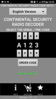 Brazil A123 Radio Code Decoder الملصق