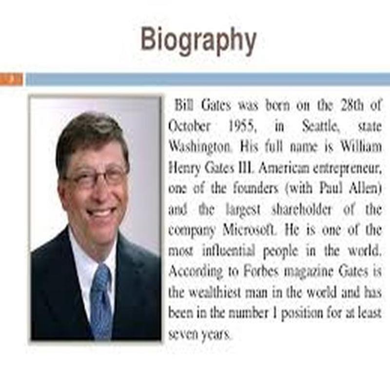 pdf biography of bill gates