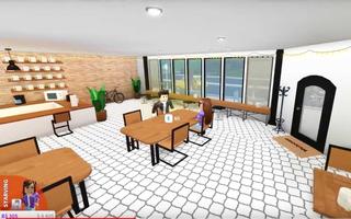 Make a cool trendy coffee shop in Roblox Affiche