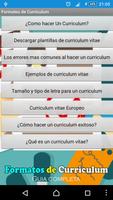 Curriculum Vitae poster