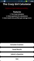 Crazy Girl Calculator Affiche