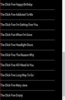 ALL Songs THE CLICK FIVE screenshot 2