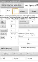 Pediatric calculator ICC & Ane screenshot 1