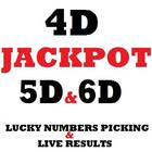 Jackpot 4D 5D 6D Lucky Numbers icône