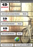 Jackpot 4D 5D 6D Lucky Numbers capture d'écran 1