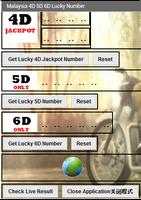 Jackpot 4D 5D 6D Lucky Numbers captura de pantalla 1