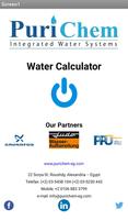 Poster Water Calculator by PuriChem