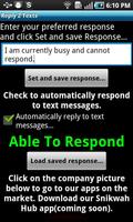 Reply 2 Texts (Auto SMS Reply) ポスター