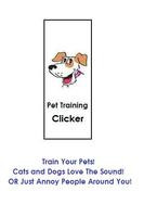 Pet Training Clicker-poster