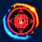 Circle of Fire Wiccan Psychic  Zeichen