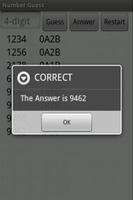 Number Guess ảnh chụp màn hình 1