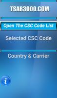CSC Code Finder Affiche