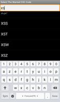CSC Code Finder capture d'écran 2