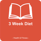 3 Week Diet : weight loss,how to lose weight ,diet icon