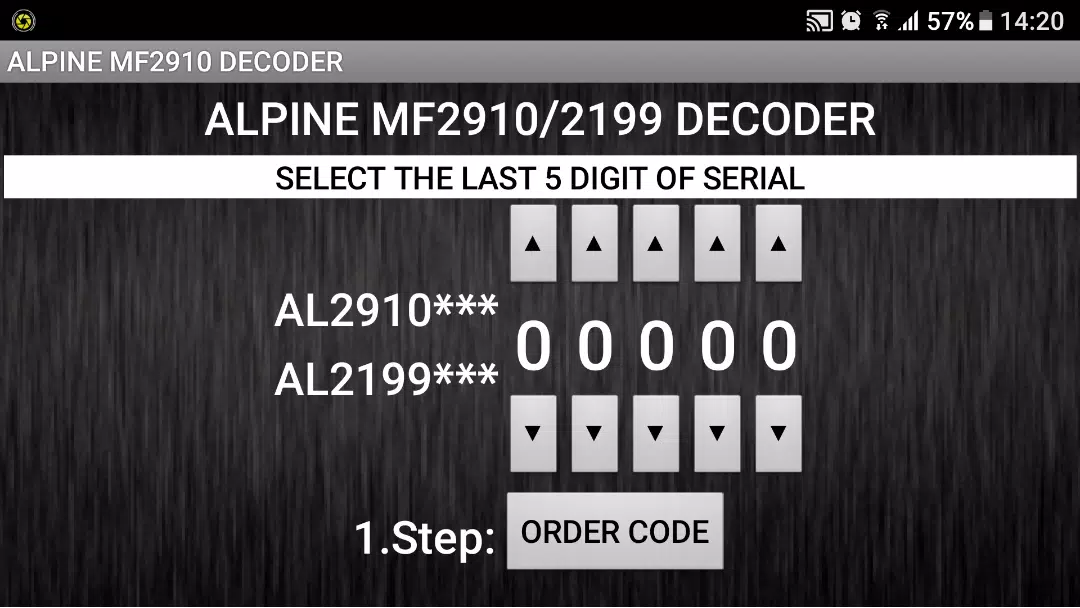 MF2910 Radio Code Decoder APK for Android Download