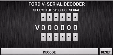 V-Serial Radio Code Decoder