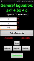 Quadratic Equation Solver captura de pantalla 2