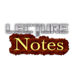 Lecture Notes