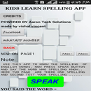 APK Spelling teaching app by Vishal Vincent (VIP)