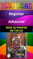 Wow 3D Printer Affiche