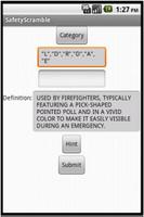 پوستر Safety Scramble