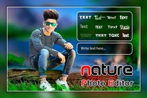 Nature Photo Editor - Nature Photo Frame पोस्टर