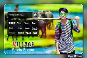 Village Photo Editor : Village Photo Frame poster