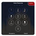 Khóa màn hình, Passcode unlock biểu tượng
