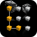AppLock Theme Black Dices