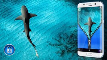 Shark Zip Lock Screen applock Plakat