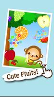 이제 과일을 터치하자! 아기를위한 포스터