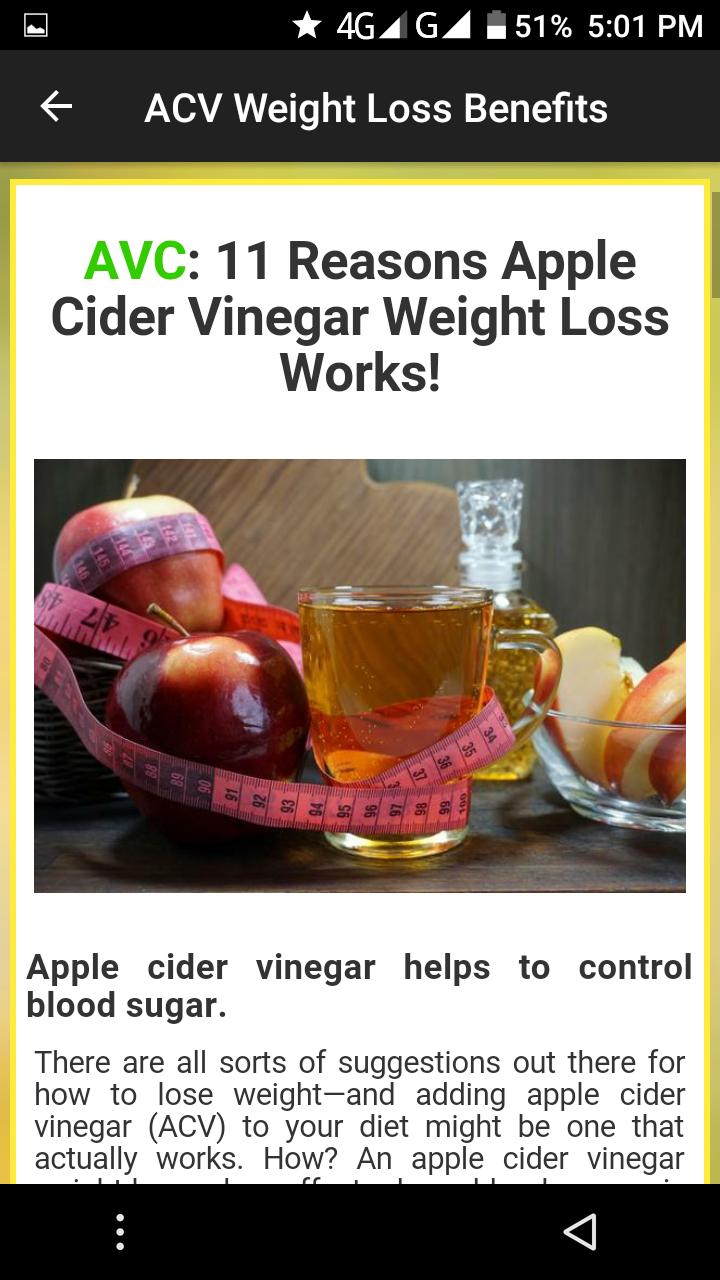 apple cider vinegar weight loss plan