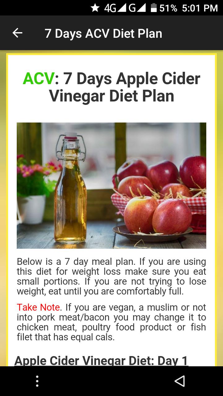 apple vinegar diet