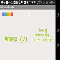 GRE Words Made Easier স্ক্রিনশট 1