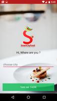 Smart City Food الملصق