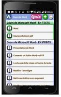 Cours Word capture d'écran 1