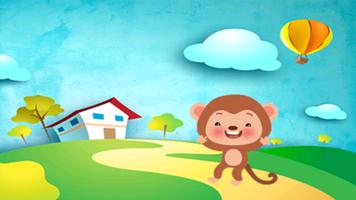 small Monkey jump game Affiche