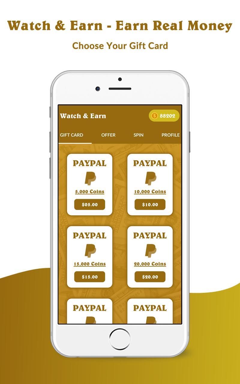 Watch and earn real money Watch and earn real money
