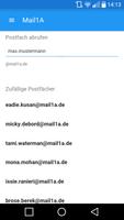 Mail 1A - Wegwerf Mail الملصق